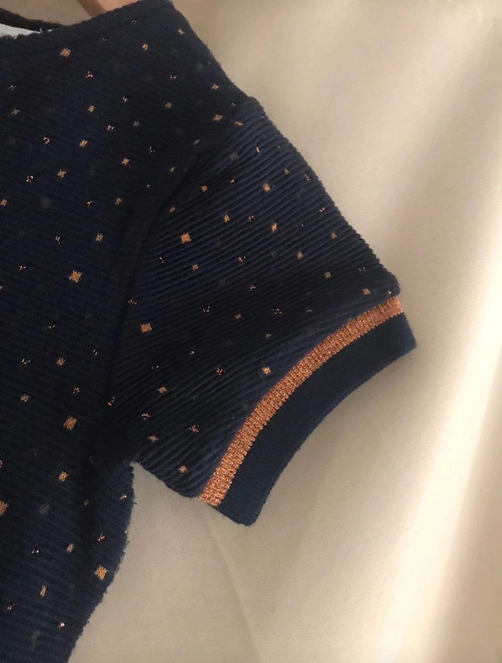 🌟Navy & copper Orchestra dress – 8 years old - Very good condition - ideal for mid-season 🌟 – photo 3